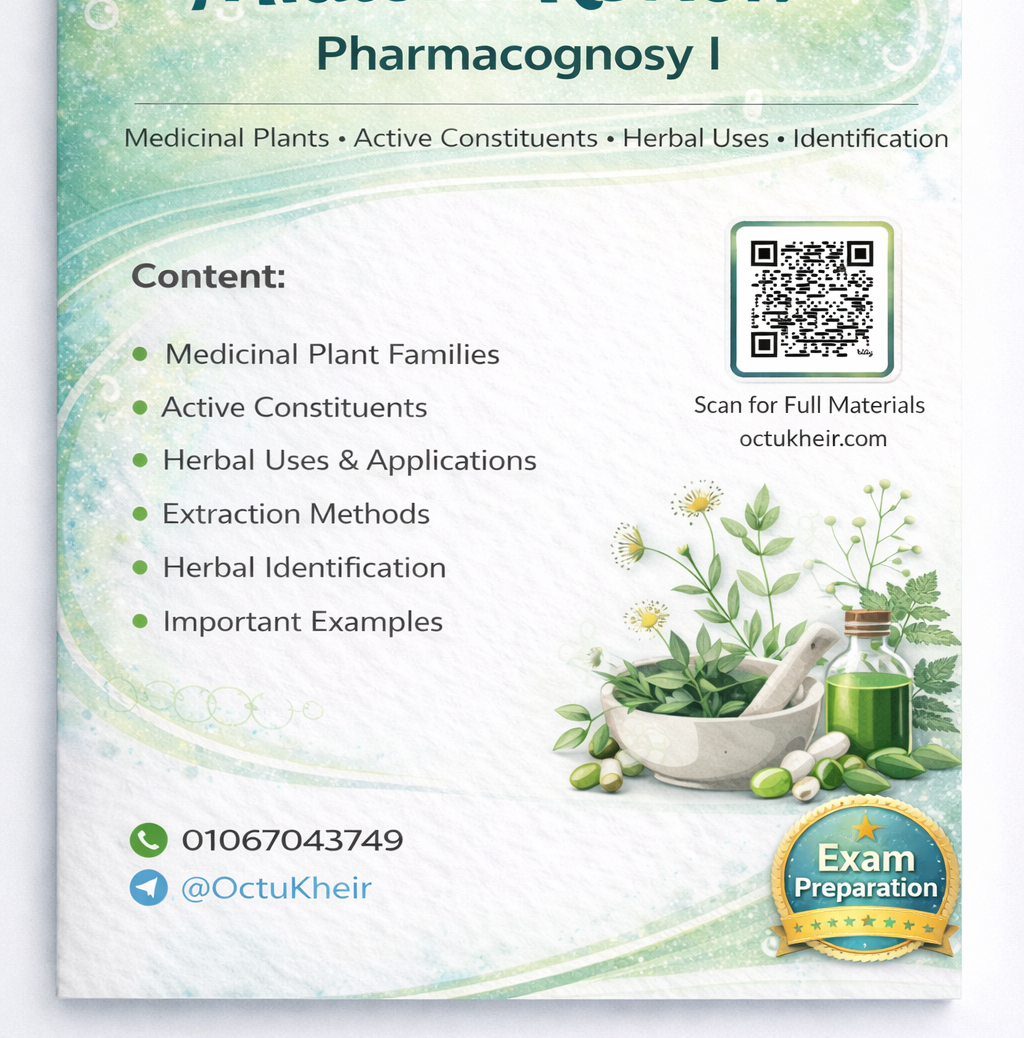 Mid-Term revision | Pharmacognosy I