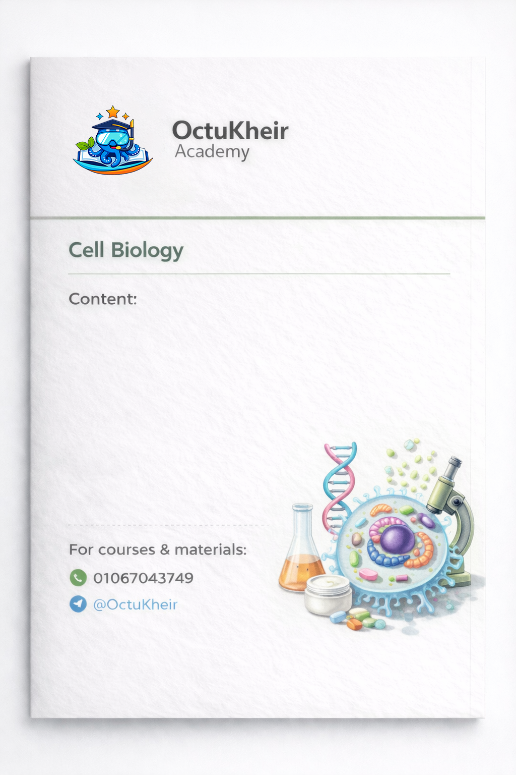 Cell Biology | MTI University